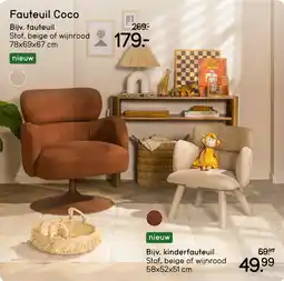 Leen Bakker Fauteuil Coco aanbieding