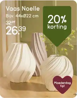 Leen Bakker Vaas Noelle bijv. 44x22cm aanbieding