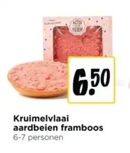 Jumbo Kruimelvlaai aardbeien framboos aanbieding