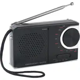 Jumbo Caliber Noodradio met Lamp 1 Stuk aanbieding