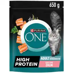 Albert Heijn Purina ONE High protein zalm aanbieding