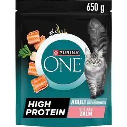 Albert Heijn Purina ONE High protein zalm aanbieding