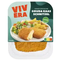 Albert Heijn Vivera Vegetarische Gouda kaasschnitzel aanbieding