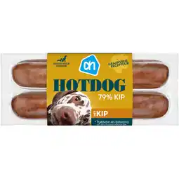Albert Heijn AH Hotdog met kip aanbieding
