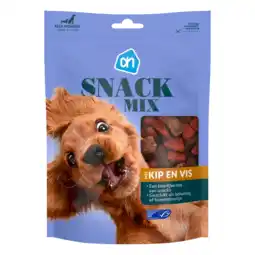 Albert Heijn AH Snackmix met kip en vis aanbieding