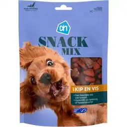 Albert Heijn AH Snackmix met kip en vis aanbieding