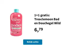 Plein.nl 1+1 gratis: Treaclemoon Bad en Douchegel Wild aanbieding
