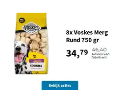 Plein.nl 8x Voskes Merg Rund 750 gr aanbieding
