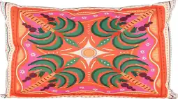Intratuin Anna's Collection sierkussen Palmboom oranje 50 x 30 x 12 cm aanbieding