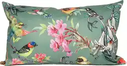 Intratuin Anna's Collection sierkussen Vogels groen 50 x 30 x 12 cm aanbieding