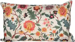 Intratuin Anna's Collection sierkussen Vintage Bloem crème 50 x 30 x 12 cm aanbieding