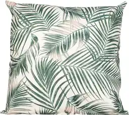 Intratuin sierkussen palmblad groen 45 x 12 x 45 cm aanbieding