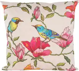 Intratuin Anna's Collection sierkussen Vogels wit 45 x 45 x 12 cm aanbieding