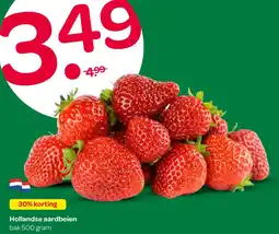 Spar Hollandse aardbeien aanbieding