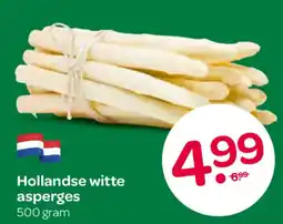 Spar Hollandse witte asperges aanbieding