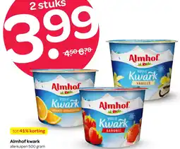 Spar Almhof kwark aanbieding