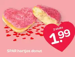 Spar Spar hartjes donut aanbieding