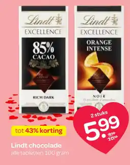 Spar Lindt chocolade aanbieding