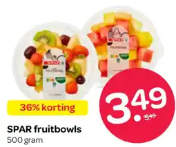 Spar Spar fruitbowls aanbieding
