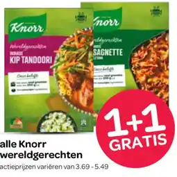 Spar Alle Knorr wereldgerechten aanbieding
