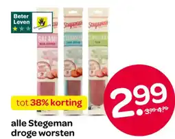 Spar Alle Stegeman droge worsten aanbieding