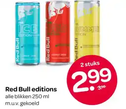 Spar Red Bull editions aanbieding