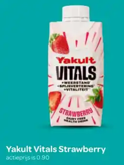 Spar Yakult Vitals Strawberry aanbieding