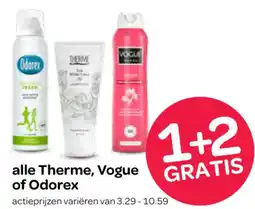 Spar alle Therme, Vogue of Odorex aanbieding