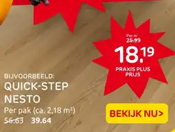 Praxis Quick-step nesto aanbieding