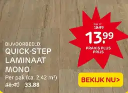 Praxis Quick-step laminaat mono aanbieding