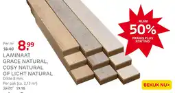 Praxis Laminaat grace natural, cosy natural of licht natural aanbieding