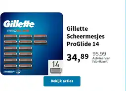 Plein.nl Gillette Scheermesjes ProGlide 14 aanbieding