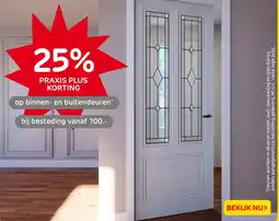 Praxis Binnen- en buitendeuren aanbieding