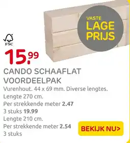 Praxis Cando schaaflat voordeelpak aanbieding