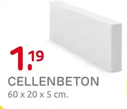 Praxis Cellenbeton aanbieding