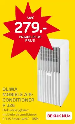 Praxis Qlima mobiele air conditioner P 326 aanbieding