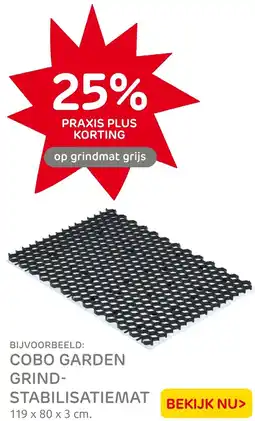 Praxis Cobo garden grind stabilisatiemat aanbieding