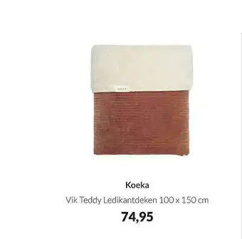 Babypark Koeka Vik Teddy Wikkelcape aanbieding