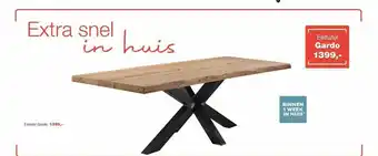 IN.HOUSE Eettafel Gardo aanbieding