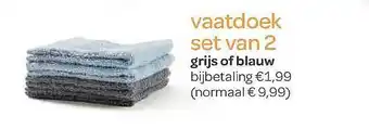 Spar Vaatdoek Set Van 2 aanbieding