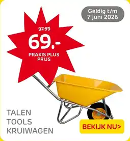 Praxis Talen Tools Kruiwagen aanbieding