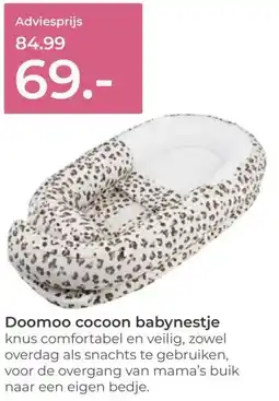 Prenatal Doomoo cocoon babynestje aanbieding