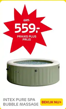 Praxis Intex Pure Spa Bubble Massage aanbieding