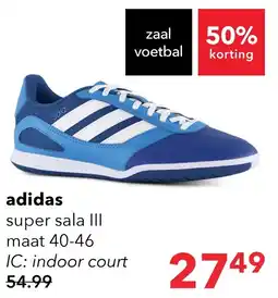 Scapino Adidas Super Sala III aanbieding