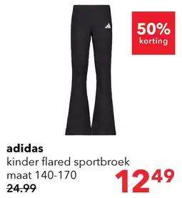 Scapino Adidas Kinder Flared Sportbroek aanbieding