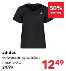 Scapino Adidas volwassen sportshirt aanbieding
