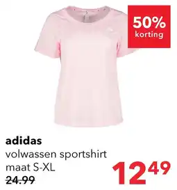 Scapino adidas volwassen sportshirt aanbieding
