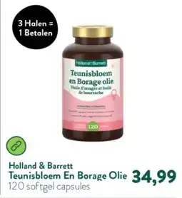 Holland & Barrett Holland & Barrett Teunisbloem En Borage Olie aanbieding