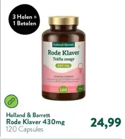 Holland & Barrett Holand & Barrett Rode Klaver Trèfle rouge 430mg aanbieding
