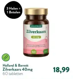 Holland & Barrett Holland & Barrett Zilverkaars 40mg aanbieding